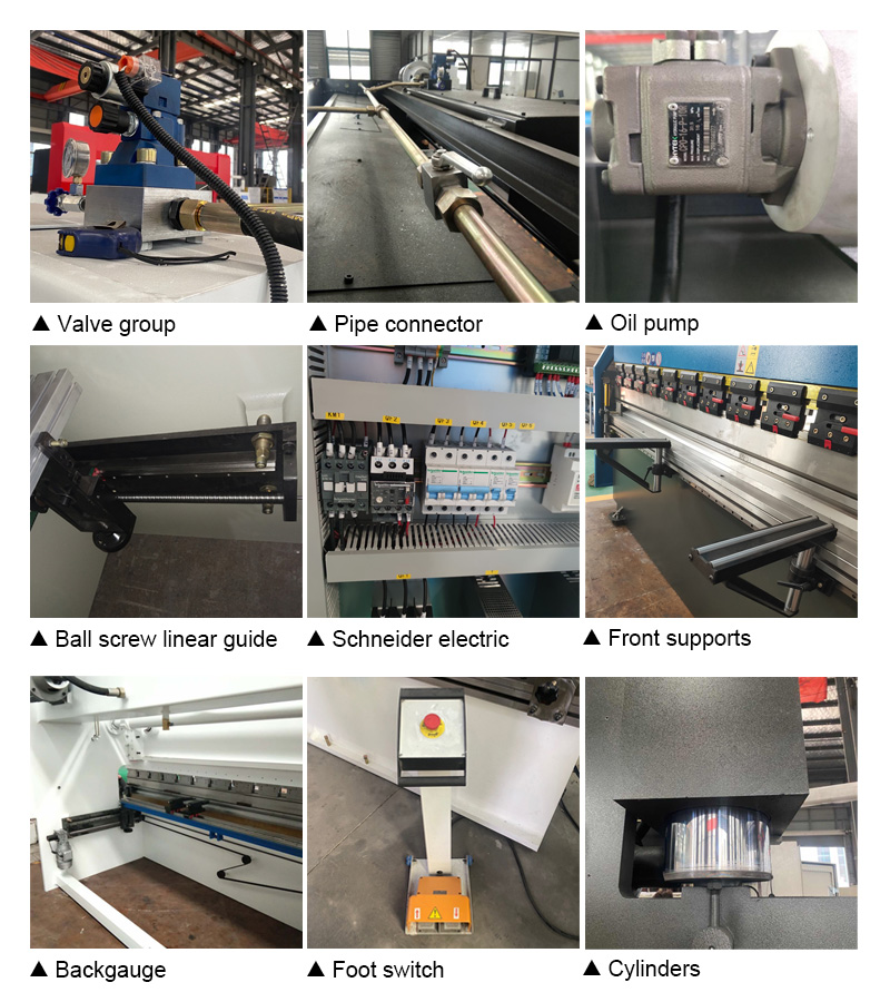 63t 2500mm Nc Carbon Steel Sheet Bending Machine Hydraulic Press Brake 63t 2500 mm Nc stroj za upogibanje pločevine iz ogljikovega jekla Hidravlična stiskalnica