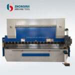 Qc12y / Qc12k pločevinasta jeklena plošča 6 mm X 3200 CNC hidravlični stroj za striženje nihajne grede
