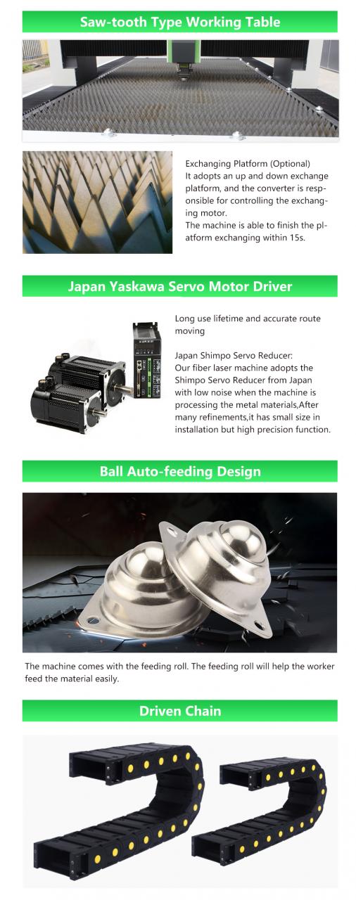 Cnc stroj za lasersko rezanje z vlakni iz ogljika, železa, aluminija, kovine iz nerjavečega jekla