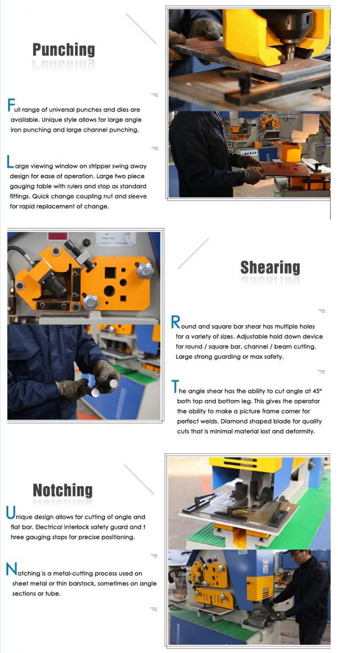 Hidravlični železarski 25-tonski ročni stroj, hidravlični kombinirani stroj za prebijanje in rezanje