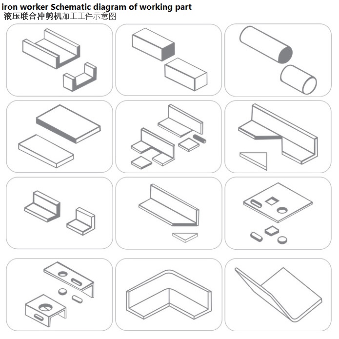 Hidravlični stroj za striženje in prebijanje serije Q35y