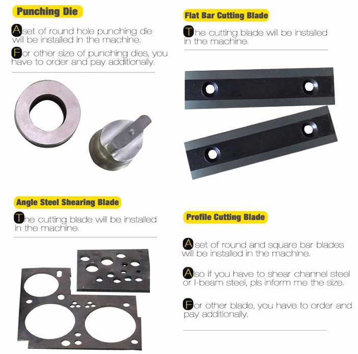 Večnamenski hidravlični kombinirani stroj za striženje in prebijanje serije Q35y