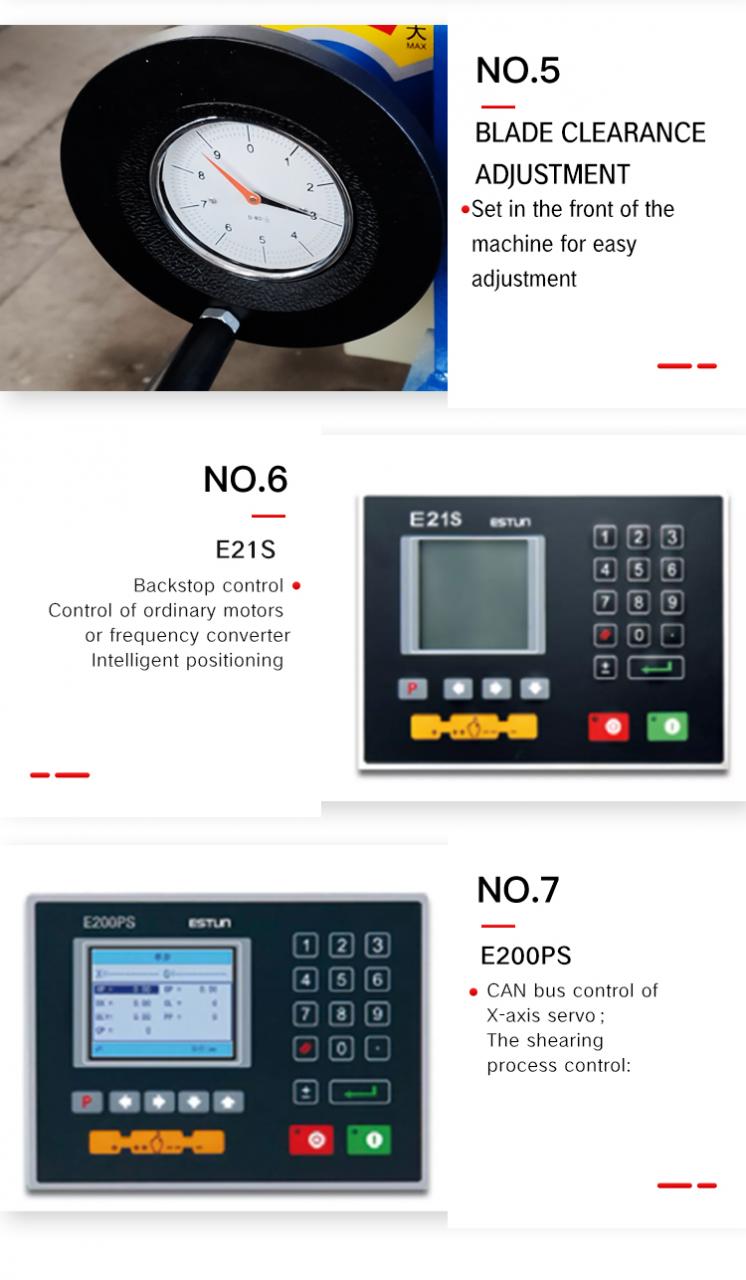 Stroj za rezanje kovin Giljotina, hidravlični stroj za rezanje kovin Qc11Y/K